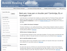 Tablet Screenshot of bowenhealing.com